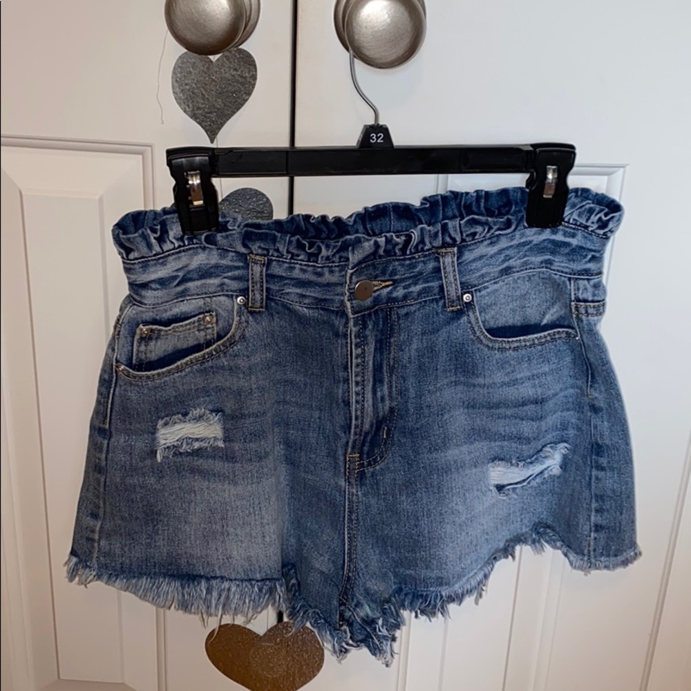 Denim shorts